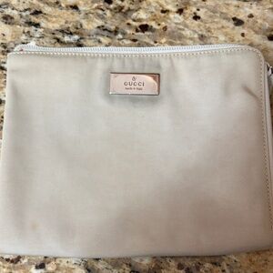 Gucci Beige Cosmetic Bag